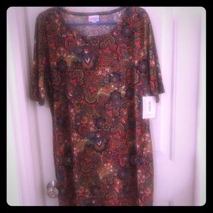 Paisley print Lularoe Julia dress